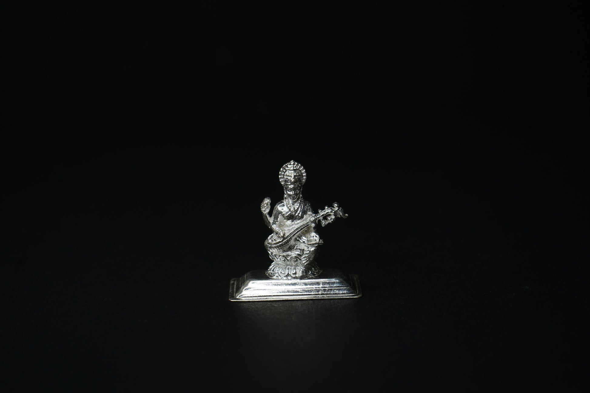 Pure Silver Saraswathi Devi Idol