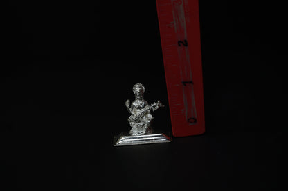 Pure Silver Saraswathi Devi Idol