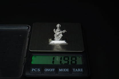 Pure Silver Saraswathi Devi Idol