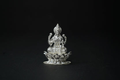 Pure Silver Dhana Lakshmi Idol