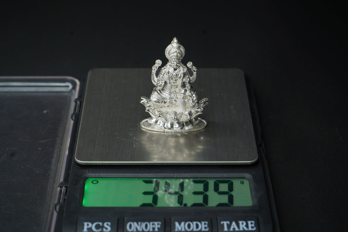 Pure Silver Dhana Lakshmi Idol