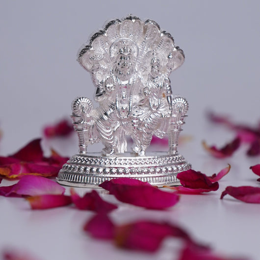 Pure Silver Lakshmi Narasimha Idol
