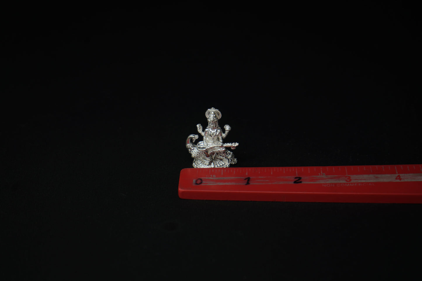 Pure Silver Saraswati Idol