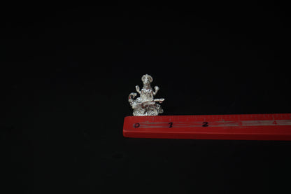 Pure Silver Saraswati Idol