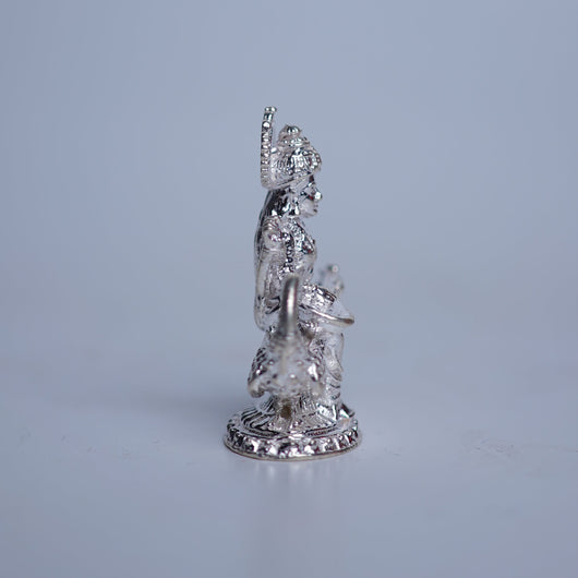 Pure Silver Saraswati Idol