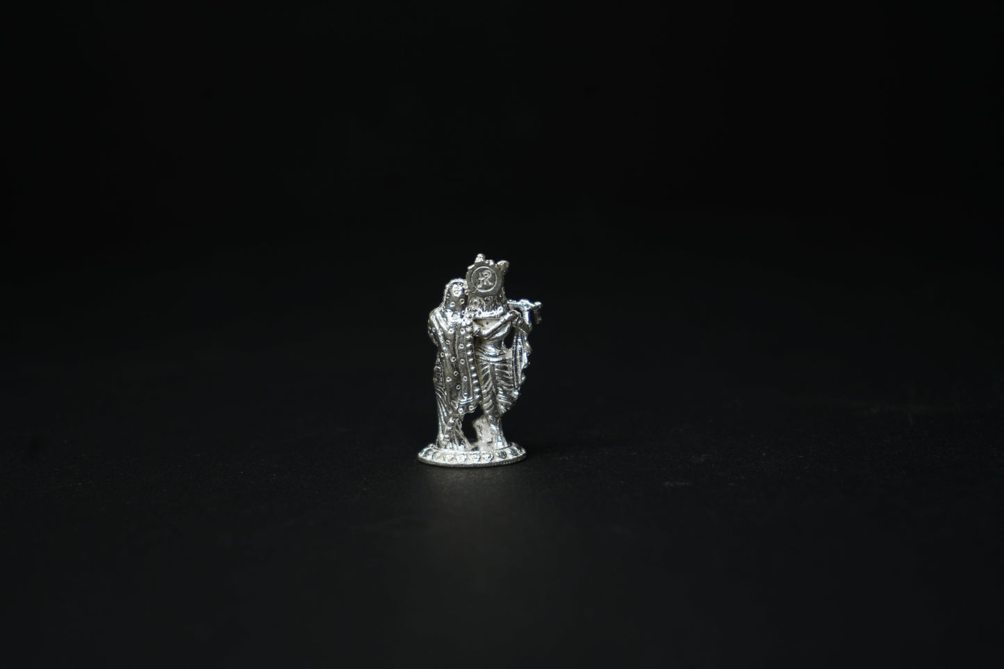 Pure Silver Radha Krishna Idol