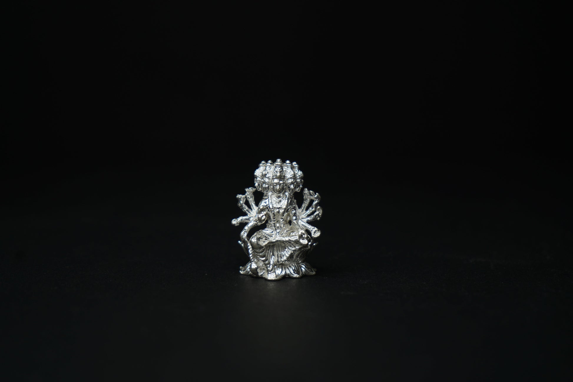 Pure Silver Gayathri Devi Murthy Idol 46.78 grams - PUSHMYCART