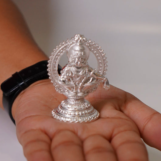 Pure Silver Ayyappa Idol