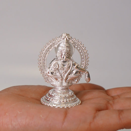 Pure Silver Ayyappa Idol