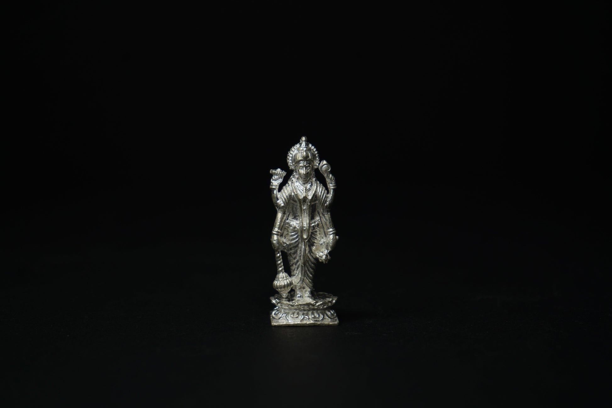 Pure Silver Sathya Narayana Idol 44.96 grams - PUSHMYCART