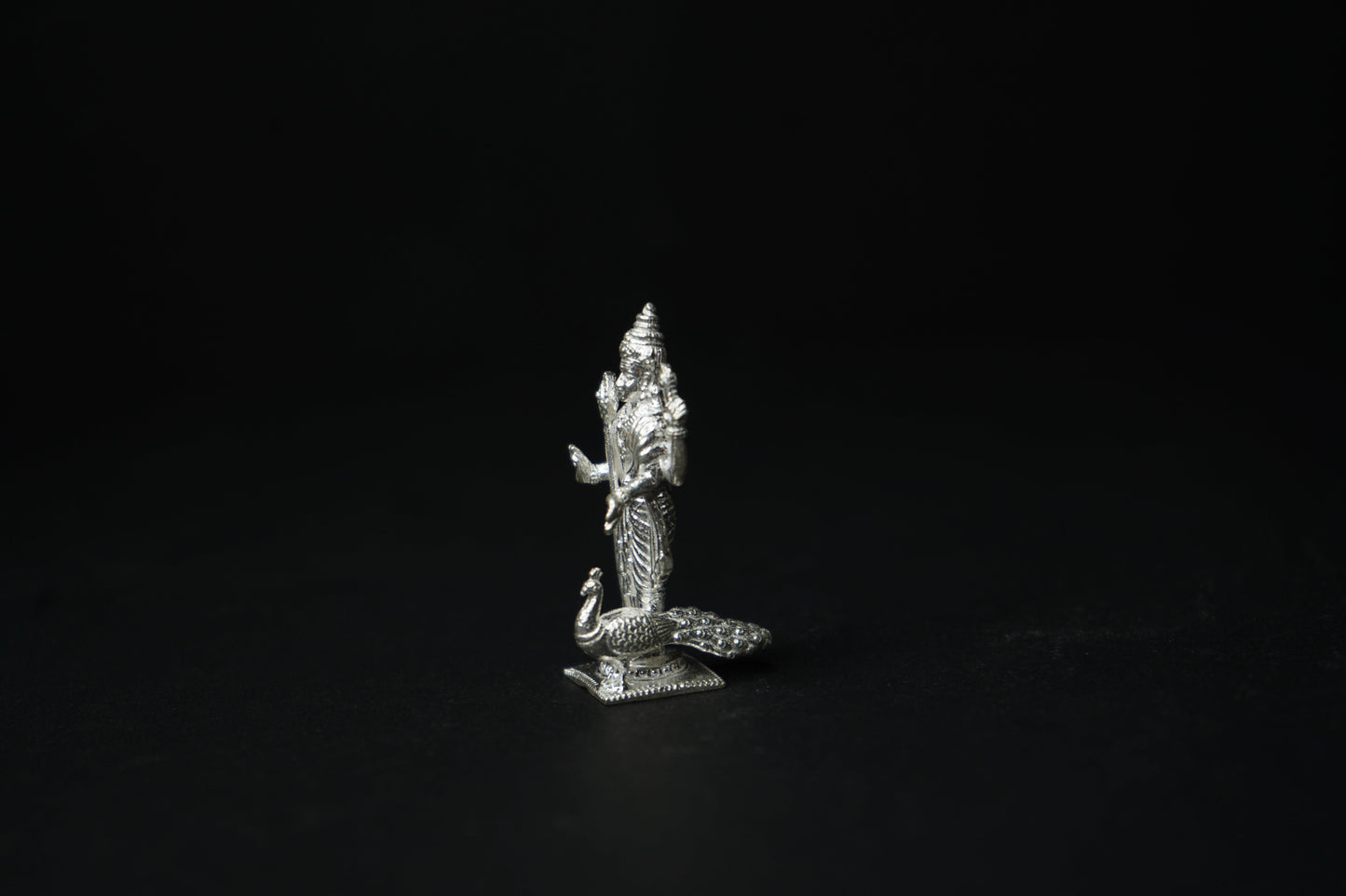 Pure Silver Lord Murugan Idol