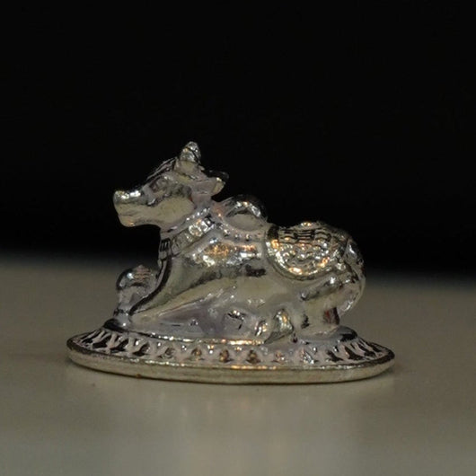 Pure Silver Small Nandi