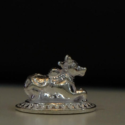 Pure Silver Small Nandi