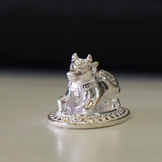 Pure Silver Small Nandi