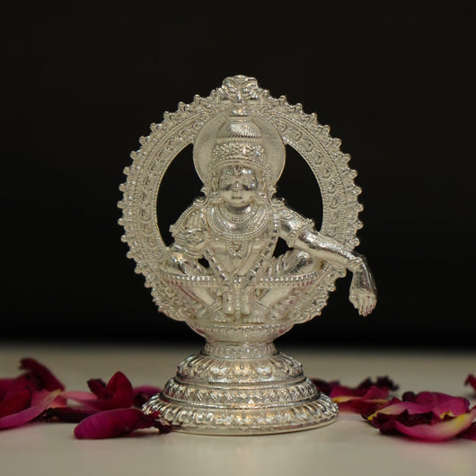 Pure Silver Ayyappa Idol
