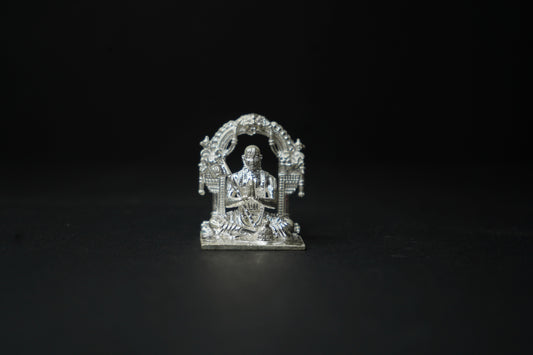 Pure Silver Ramanuja Idol 62.17 grams - PUSHMYCART