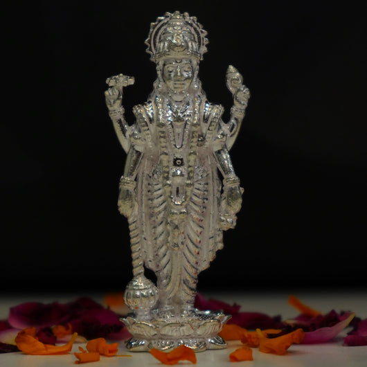 Satyanarayana Swamy | Vishnu Murti Idol In Pure Silver