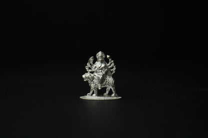 Pure Silver Durga Mata Idol 29.12grams - PUSHMYCART