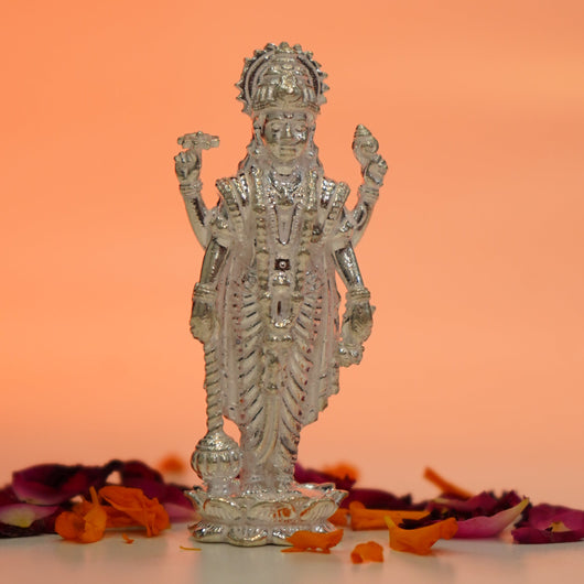 Satyanarayana Swamy | Vishnu Murti Idol In Pure Silver