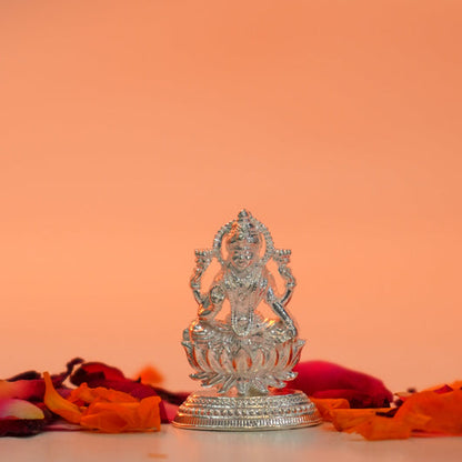 Pure Silver Lakshmi Devi Idol