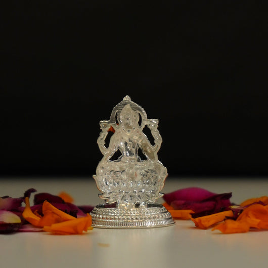 Pure Silver Lakshmi Devi Idol