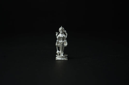 Pure Silver Lord Vishnu Narayan Idol 25.79 g - PUSHMYCART