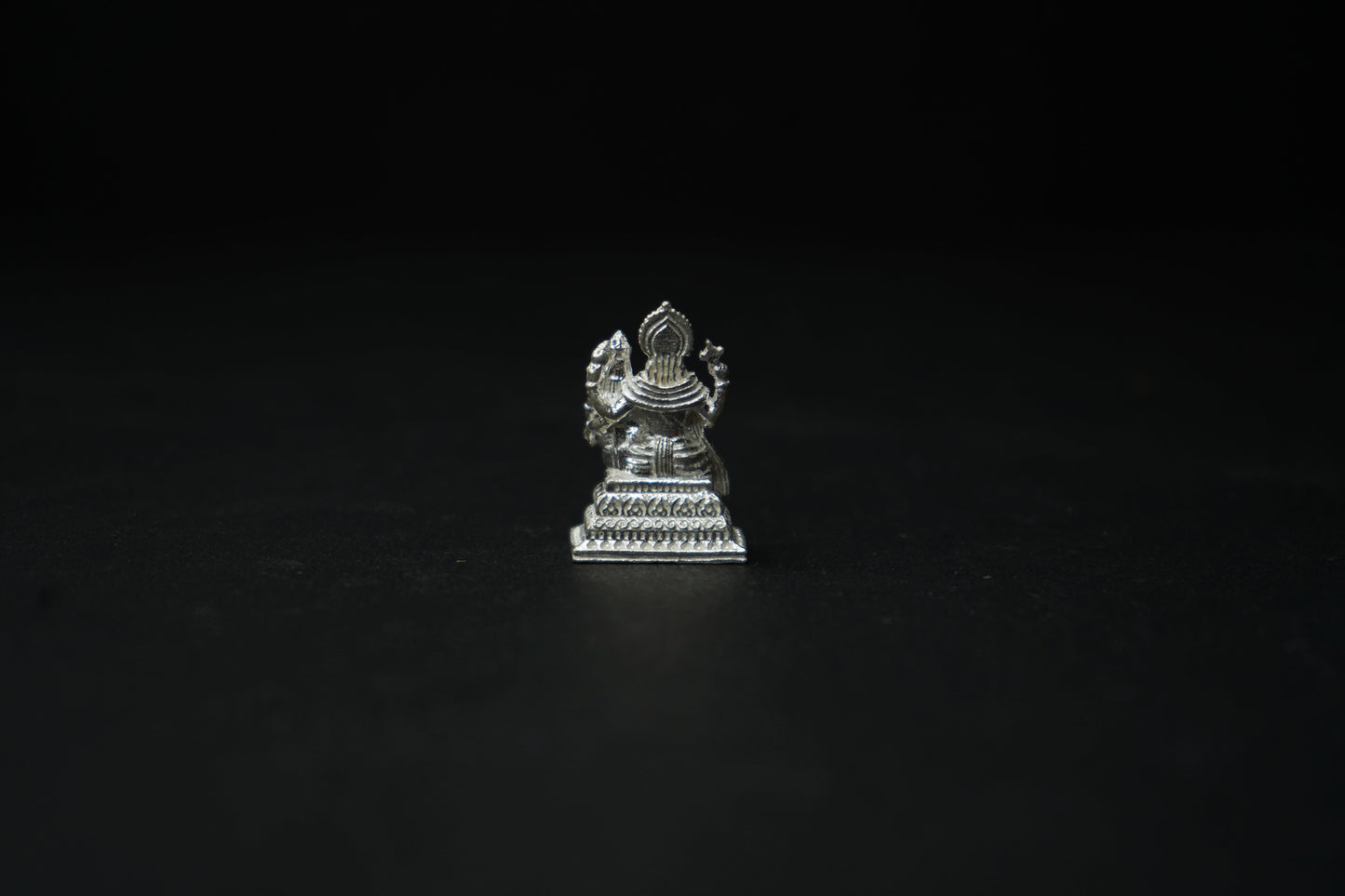 Pure Silver Vishnu With Laxmi Idol