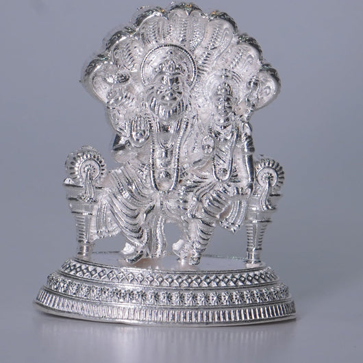 Pure Silver Lakshmi Narasimha Idol