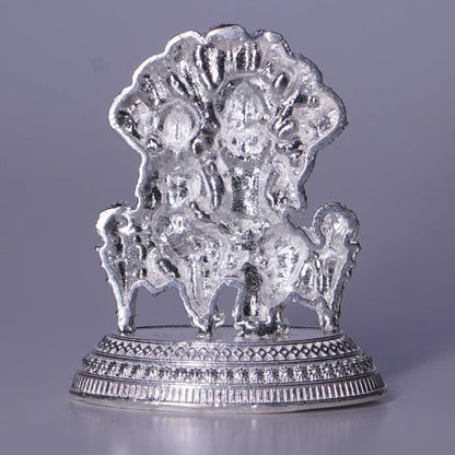 Pure Silver Lakshmi Narasimha Idol