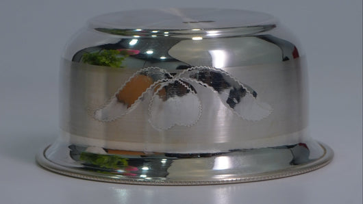 Pure Silver Prashadam Bowl