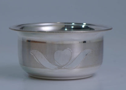Pure Silver Prashadam Bowl
