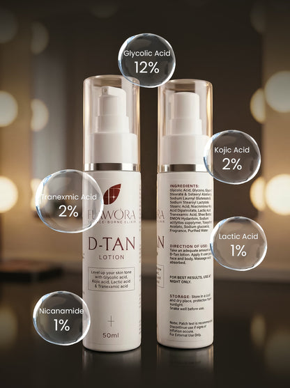 Flawora D Tan Lotion