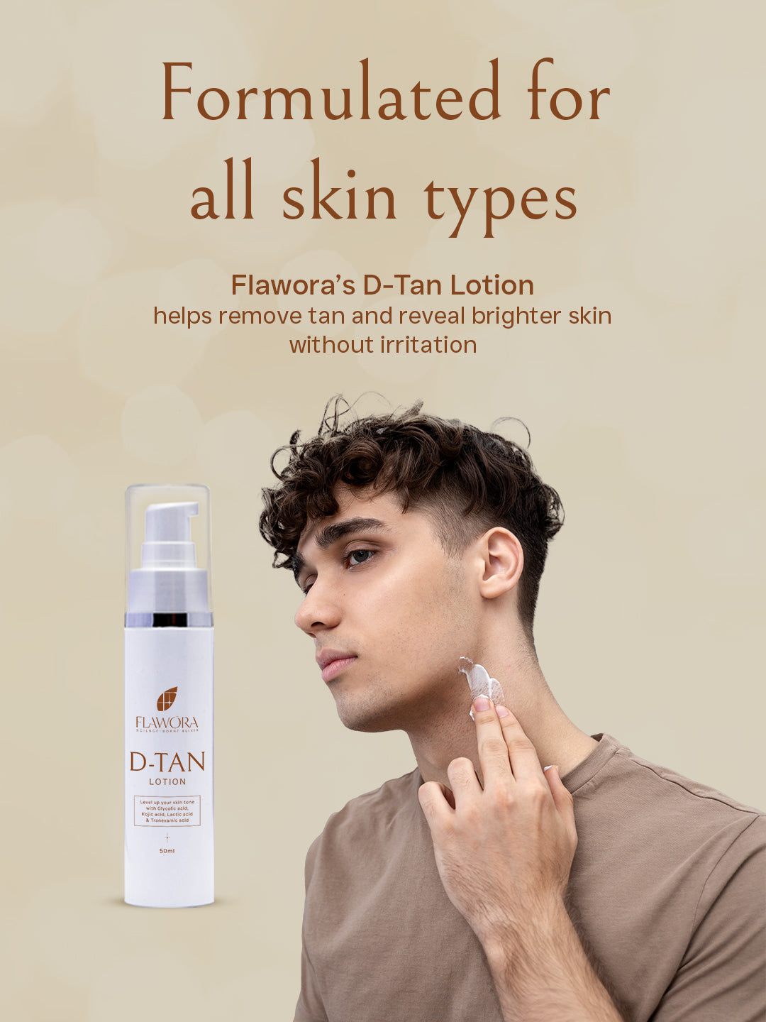 Flawora D Tan Lotion