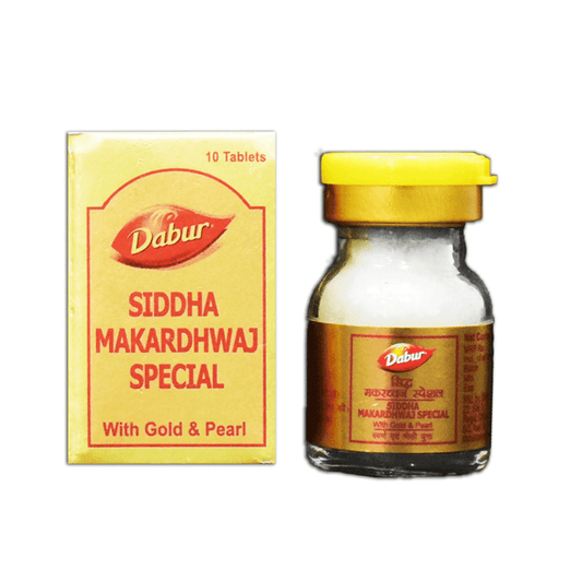 Dabur Siddha Makardhwaj Special with Gold and Pearl 