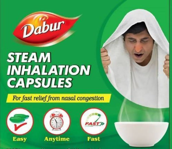 Dabur Steam Inhalation Capsules