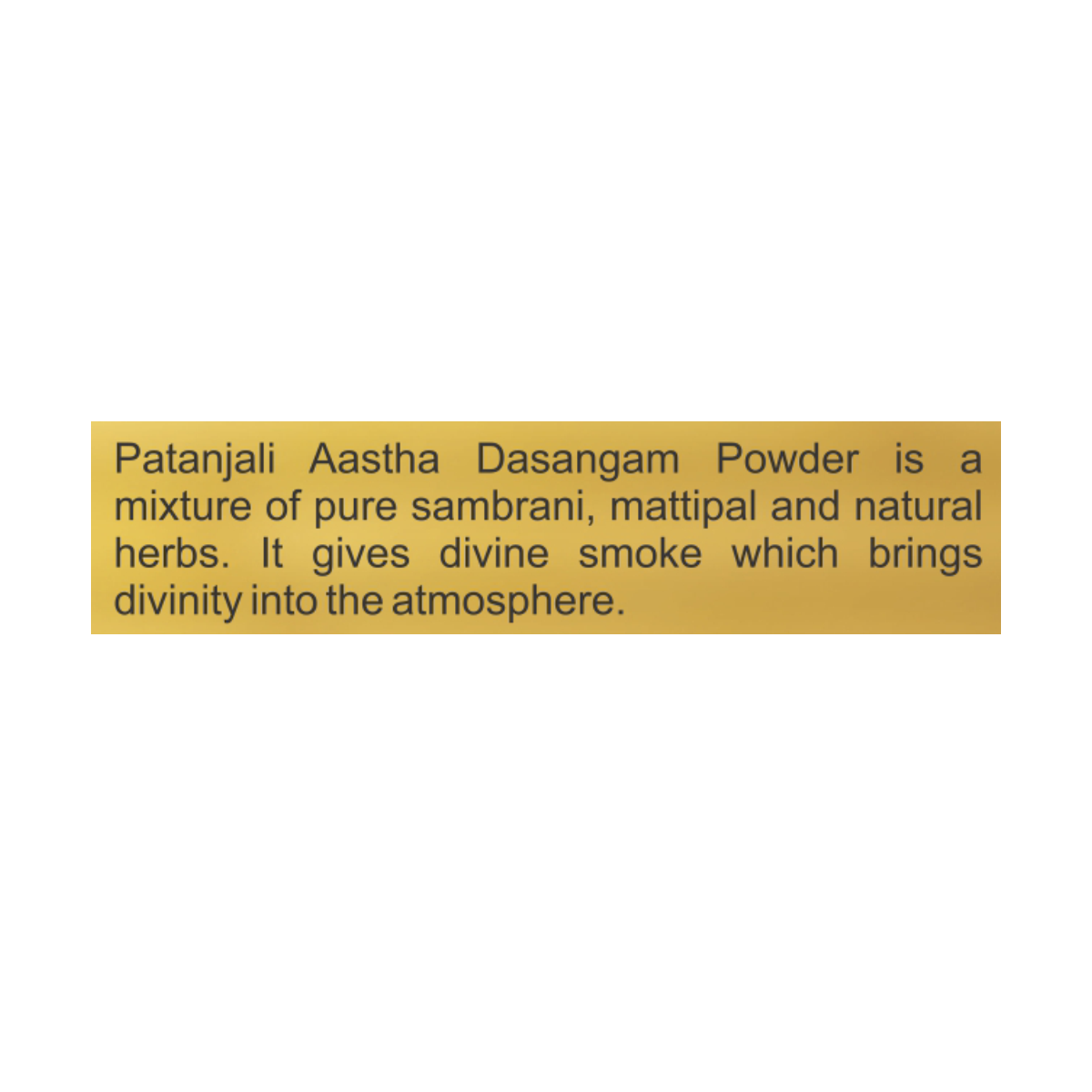 Patanjali Aastha Dasangam Powder