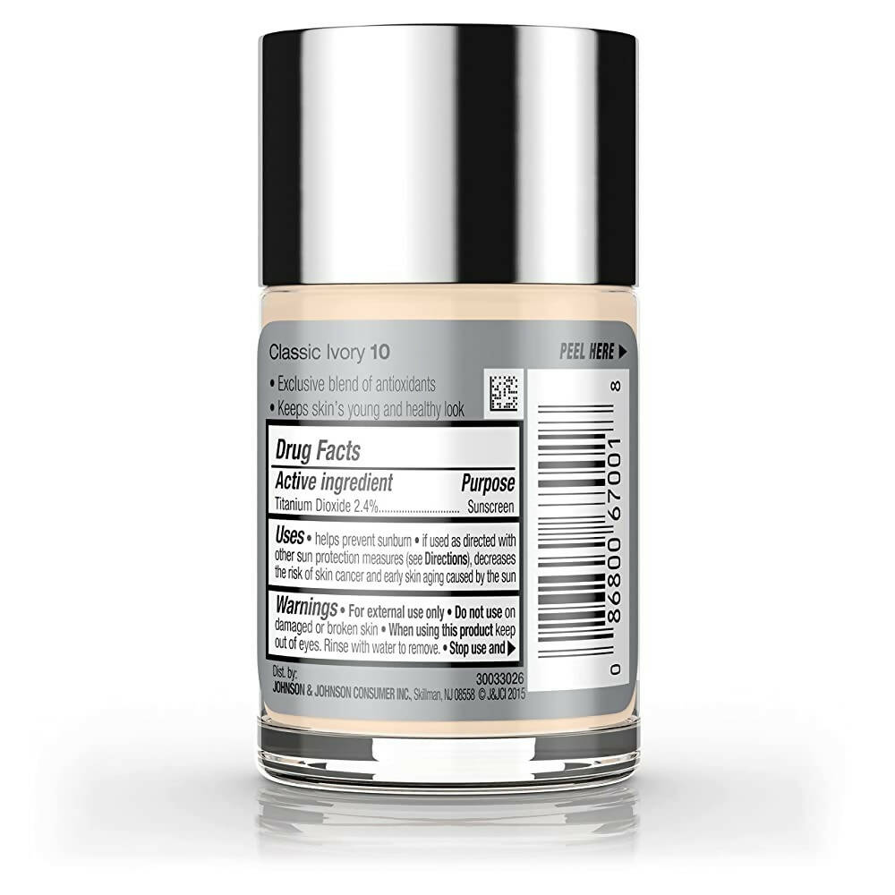 Neutrogena Healthy Skin Liquid Makeup Foundation Broad Spectrum SPF 20 Feverfew | Classic Ivory