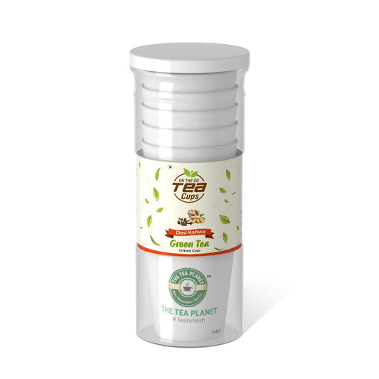 The Tea Planet Desi Khawa Instant Green Tea Brew Cup