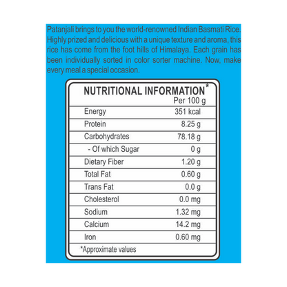 Patanjali Diamond Basmati Rice