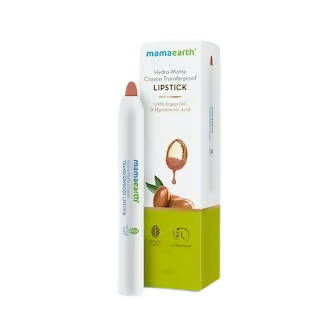 Mamaearth Hydra|Matte Crayon Transferproof Lipstick Cafe Latte Nude