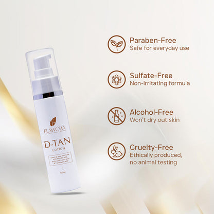 Flawora D Tan Lotion