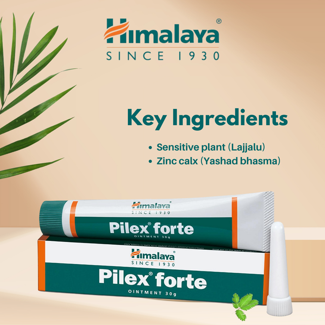 Key ingredients of Himalaya Pilex Forte Ointment - PUSHMYCART