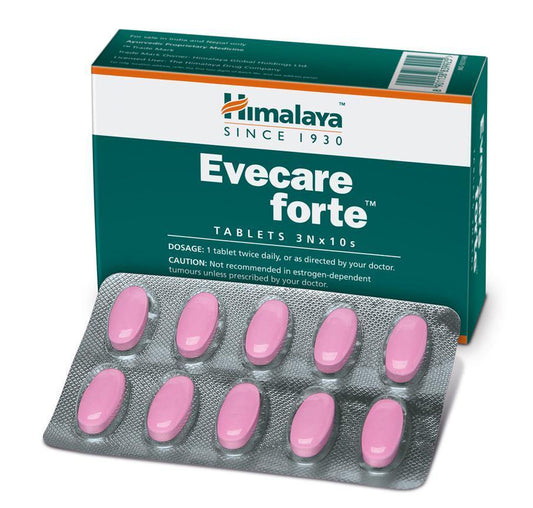 Himalaya Evecare Forte Tablet strip of 10 tablets - PUSHMYCART