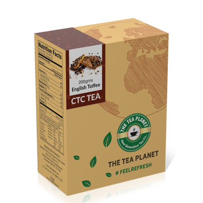 The Tea Planet English Toffee Flavored CTC Tea