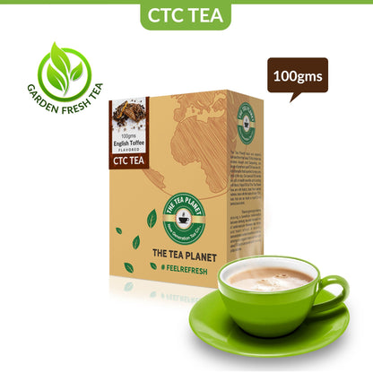 The Tea Planet English Toffee Flavored CTC Tea