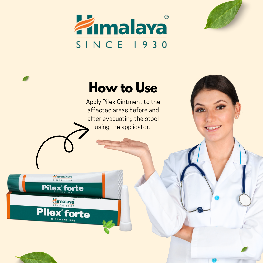 How to use Himalaya Pilex Forte Ointment - PUSHMYCART