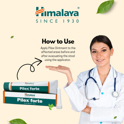 How to use Himalaya Pilex Forte Ointment - PUSHMYCART