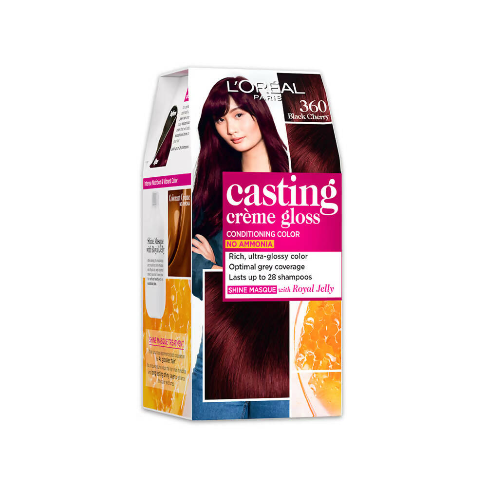 L'Oreal Paris Casting Creme Gloss Conditioning Hair Color | 360 Black Cherry