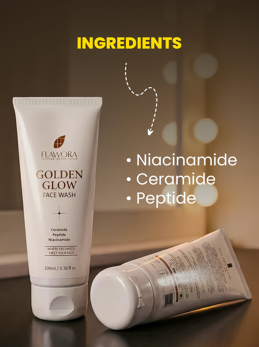 Flawora Golden Glow Facewash