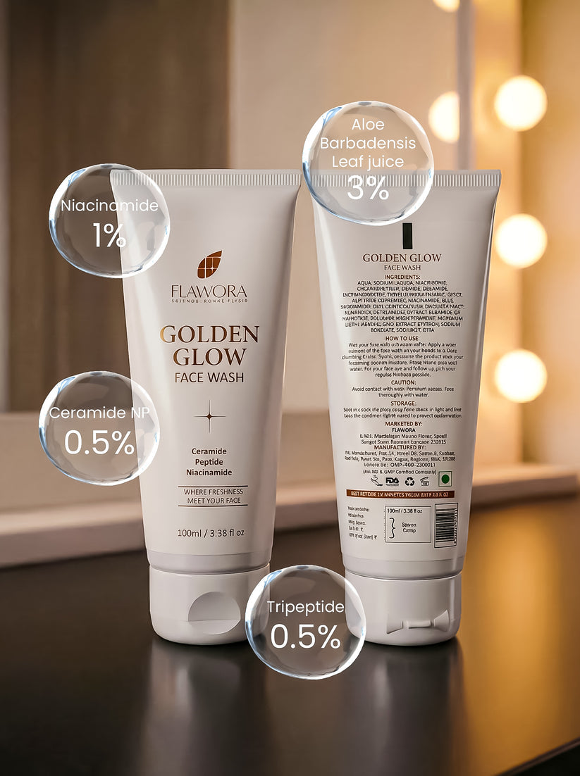 Flawora Golden Glow Facewash